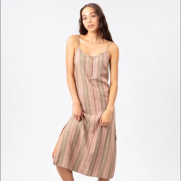 🔆RIP CURL🔆LA BONITA STRIPE MIDI - Picture 3 of 13